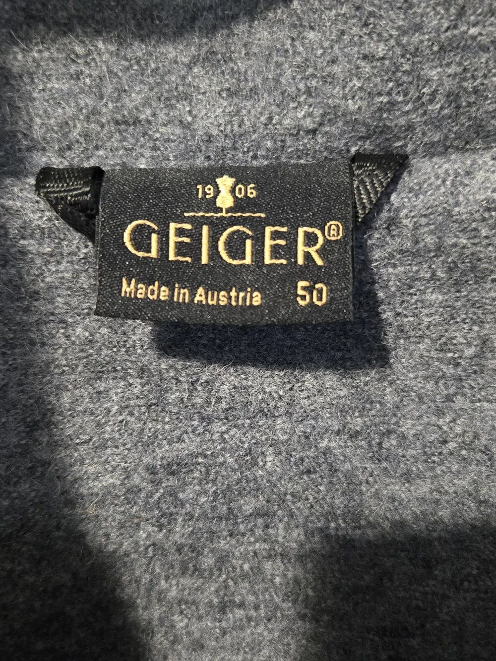 Geiger Austria Women’s Sz 18 Gray Pure New Wool Coat Plus Size - Picture 10 of 12
